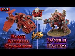 Stormlance Ultramarines vs Forgefiend World Eaters! (Live Battle Report!)