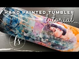 Alcohol Ink Epoxy Tumbler Tutorial