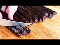 Pepperoni stick em 5 DIAS NA GELADEIRA. Faça em casa como um profissional.