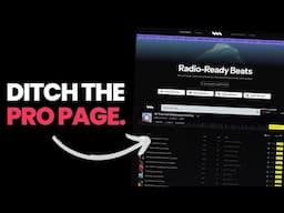 Stop using the beatstars pro page, do this instead