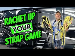 Securing the Adventure: Strapinno Ratchet Straps in Action on Our Ocala North RV Resort Journey!