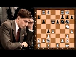 Exploiting a skewer possibility - Bobby Fischer vs James Sherwin