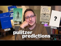 Predicting the 2025 Pulitzer Prize for Fiction 🔮