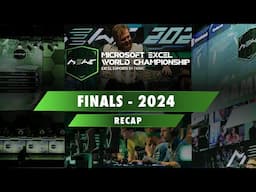 Microsoft Excel World Championship 2024 Finals Recap