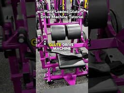 PLATE LOADED GLUTE DRIVE MACHINE TUTORIAL🦵🏼 // New machine for the glutes at #planetfitness!