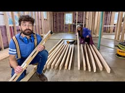 Why is lumber so bent, twisted and crooked these days? Basement Renovation Ep: 8