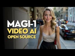 Magi-1: Nuovo strumento INCREDIBILE per generare VIDEO con l'IA [Open Source]