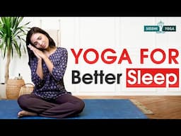 Best Yoga Poses For Deep & Restful Sleep  | Siddhi Yoga ft. Amrita