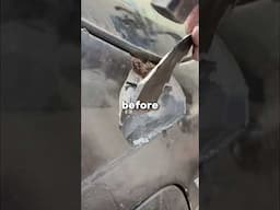 Honda city transformation before and after.#beforeandafter #hondacity #restoration