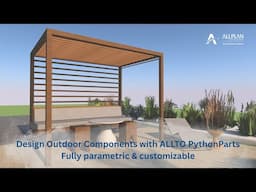 Design Outdoor Components — Fully parametric & customizable with ALLTO PythonParts Library