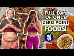 I Ate ONLY Zero Point Foods for a Day | WeightWatchers | What I Eat in a Day For Weight Loss