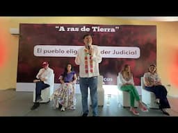 Gerardo Fernández Noroña Asamblea informativa en San Fernando, Tamaulipas. 📷