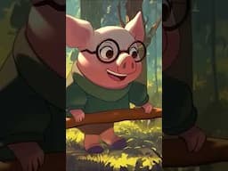 3 Little Pigs and Big Bad Wolf 🐷🐺💨 #storytime #shorts
