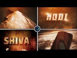 3D Title Trending Video Editing in Alight motion Instagram trending video name art