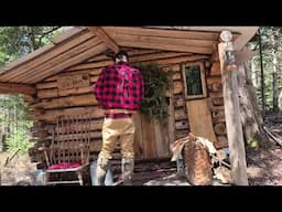 Wilderness Log Cabin: Trails and Maple Lumber