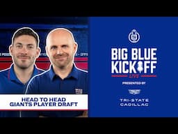 Head to Head Giants Player Draft | Big Blue Kickoff Live | New York Giants