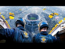 This Is How the Army Parachutes Into a Packed NFL Stadium