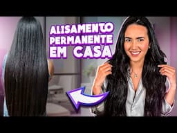 ALISAMENTO PERMANENTE EM CASA COM SOMENTE 2 INGREDIENTES - CABELO LISO SEM FRIZZ