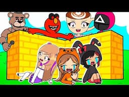 Construye para SOBREVIVIR a los MONSTRUOS en Roblox con Mandarina y Kira !!