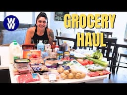 WEEKLY WW GROCERY HAUL FOR WEIGHT LOSS - NEW FOOD FINDS!! WEIGHT WATCHERS POINTS INCLUDED!