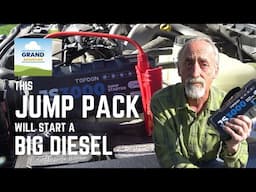 Ep. 408: This Jump Pack will Start a Big Diesel! | RV travel camping emergency jump starter