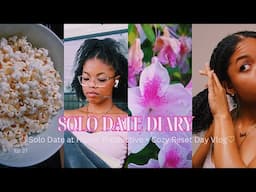 Solo Date at Home 🧖🏽‍♀️ Productive + Cozy Reset Day Vlog