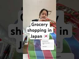 How much do I pay for grocery in Japan 🇯🇵 #lifeinjapan #groceryshopping #supermarket