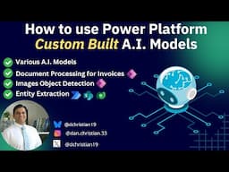 How to use Power Platform Custom Built A.I. Models