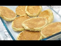 Panquecas  de Banana para o café da manhã, lanche da tarde,delíciosa e nutritiva,tres ingredientes .