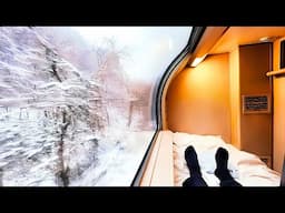 Winter Trip on Japan's Sleeper Train, the Sunrise Express | Tokyo to Izumo | 4K Travel Vlog
