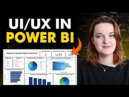 Power BI UI/UX Tutorial for Beginners | Design Clean Dashboards