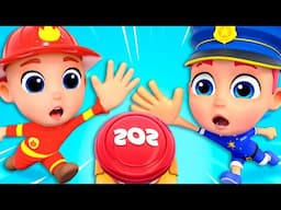 Alarm Safety Song | Policeman👮, Doctor, Firefighter + MORE Nursery Rhymes & Kids Songs | Tinytots