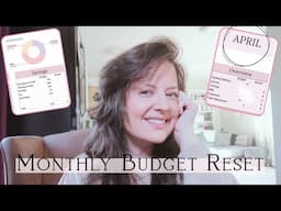 April Monthly Budget Reset | My Financial Reset Routine - Single Parent Budget With Me UK
