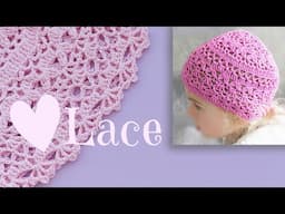 Crochet a Beautiful Lace Hat I Designed for My Granddaughter