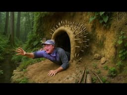 Surviving in the Jungle: Building a Cave Shelter Against the Wild”