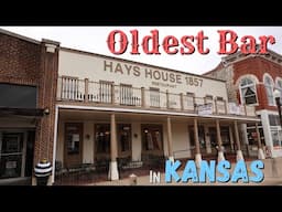 The Hays House 1857 Restaurant & Tavern - Oldest Bar in Kansas!