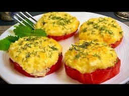 Das einfachste Rezept für die leckersten Tomaten! 🍅 Eine tolle Vorspeise für jeden Tisch!