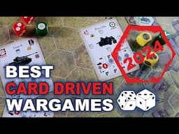 BEST CARD DRIVEN WARGAMES of 2024 | TOP Best War Board Games