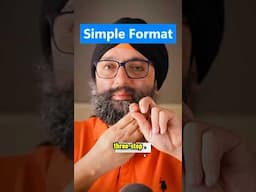 The EASY LinkedIn Post Format That Wins Every Time ! #jobs #career