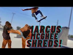 Skating and training with UFC Bantamweight Marcus McGhee
