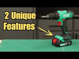 DCA 20v Brushless Cordless Drill and 2 Unique Features