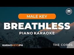 Breathless - The Corrs (Male Key - Piano Karaoke)