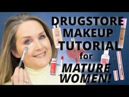 Ultimate Drugstore Makeup for Radiant Mature Skin! Over 50!
