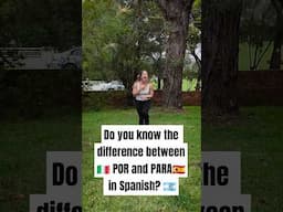 ¿Cuál es la diferencia entre POR y PARA?
