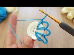 Super !💰I made 300 in one day and I sold them all! with  Buttons🎁SELL OR GİVE GİFT🎁EASY CROCHET idea