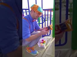 Can Blippi Go Down the Red Slide? #BlippiShorts #RedSlide #Playtime #KidsAdventure
