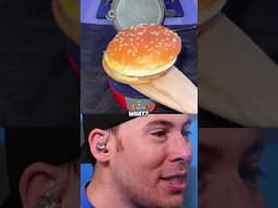 He made a burger in his bed? 😆