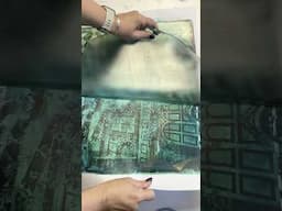 How to Pull a Gel Print  #gelplate #gelliprint