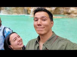 Made A Wish In Italy | Trying Filipino Food In Rome | Broke A Glass Ceiling Light With My Head...