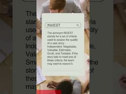 What is INVEST in Project Management?
